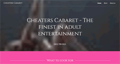 Desktop Screenshot of cheaterscabaret.com